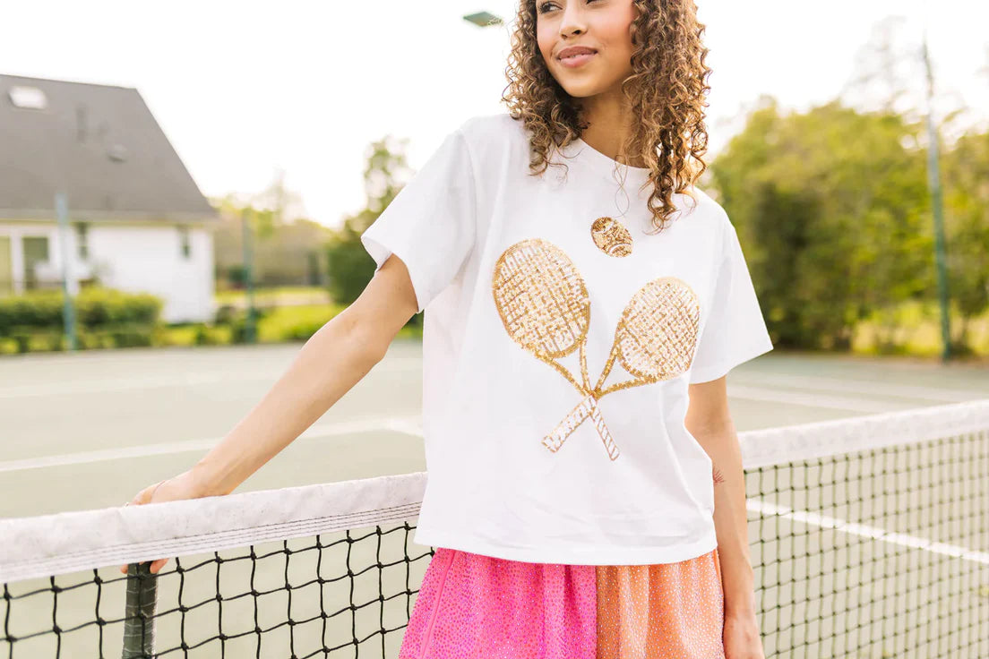 Gold Tennis Tee