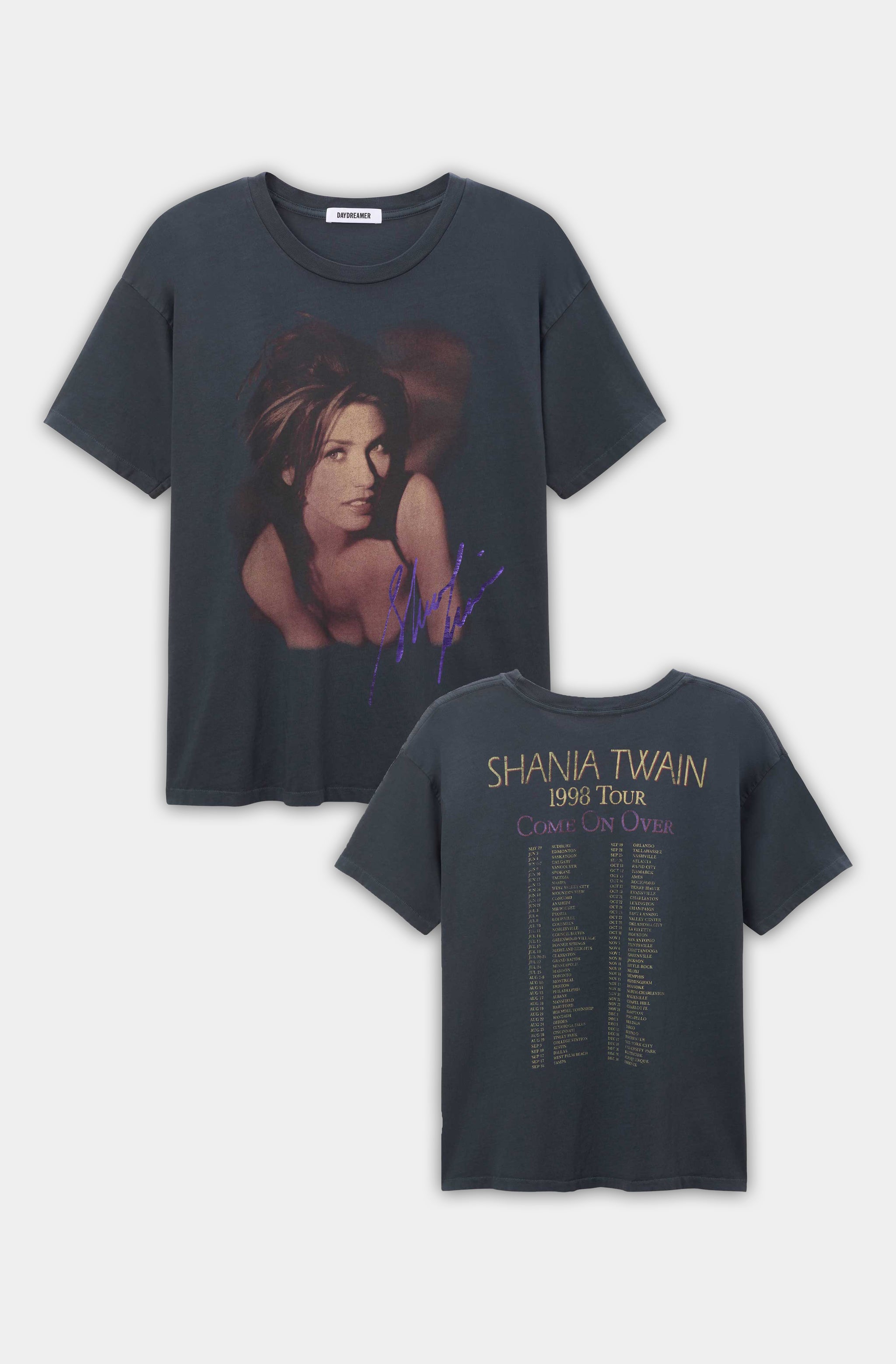 Shania Twain Come On Over 1988 Tour Merch Tee